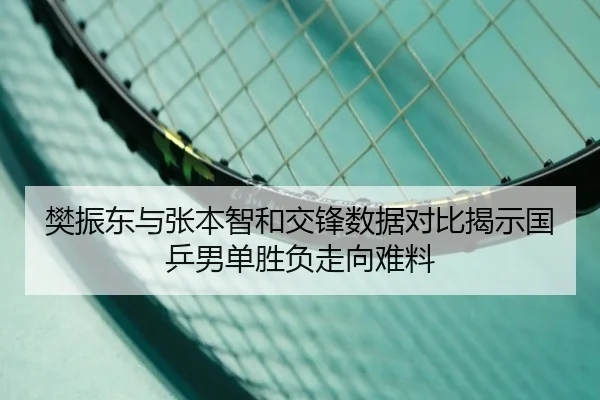 樊振东与张本智和交锋数据对比揭示国乒男单胜负走向难料 | mksportsapp